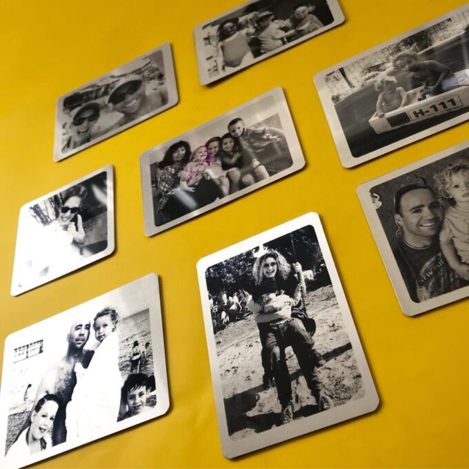 מתנה לאמא מגנטים עם תמונות משפחה