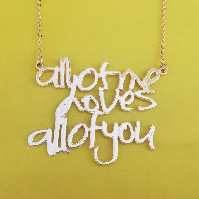 שרשרת עם חריטה בכתב ידך 4