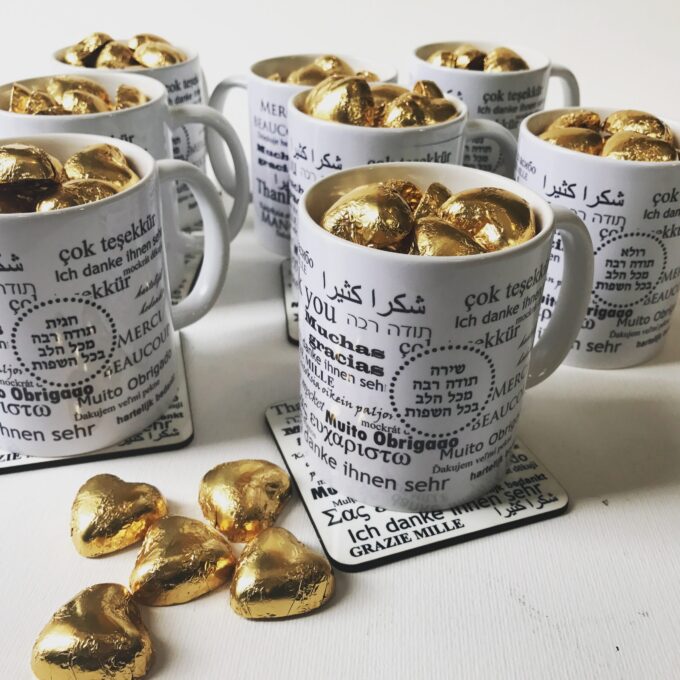 ספל תודה - מתנה עם הקדשה ספל תודה - מתנה עם הקדשה