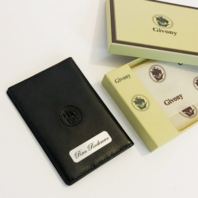 כיסוי דרכון מעור מתנה לגבר