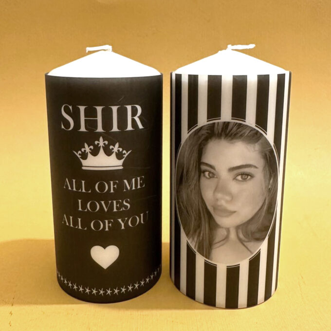 נרות בעיצוב אישי