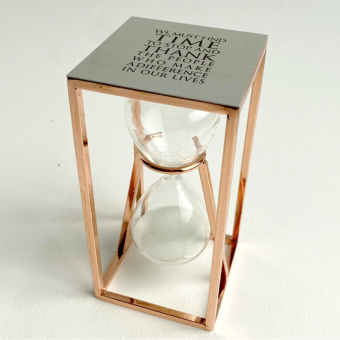 שעון חול עם מסר אישי שעון חול עם מסר אישי