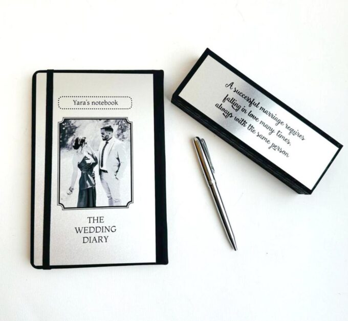 מתנה לאירוסין יומן חתונה